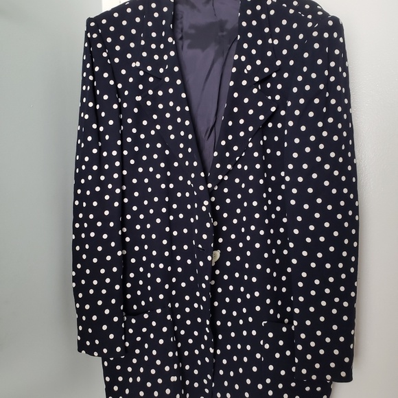 FANTASTIC Ungaro Solo Black & White  Wool blend bl - Picture 1 of 6